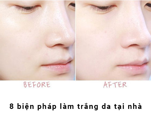 8 biện pháp làm trắng da tại nhà