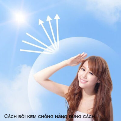 Cách bôi kem chống nắng đúng cách
