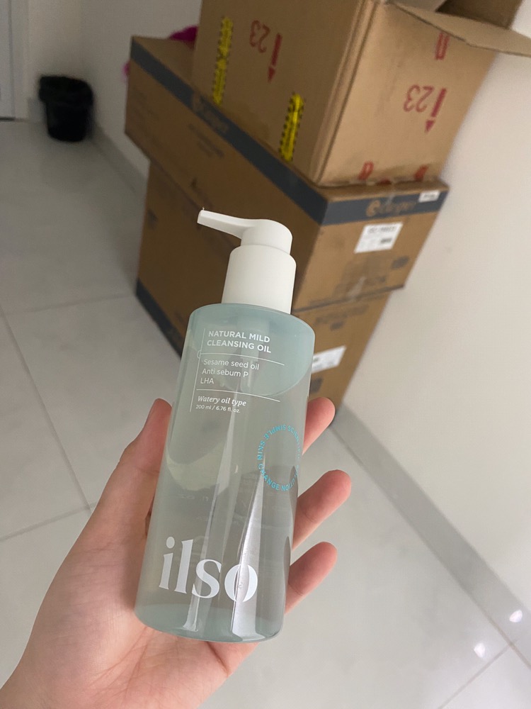 Dầu Tẩy Trang Dịu nhẹ an toàn lành tính Natural Mild Cleansing Oil Dầu Tẩy Trang Ilso Nhũ Hoá Nhanh, Không Nhờn Dính, Sạch Sâu, Dưỡng Ẩm, Chống Lão Hóa 200ml