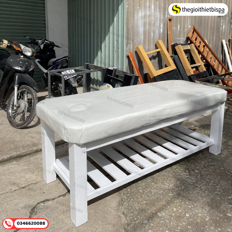 Kích Thước Giường Spa Chân Gỗ Chuẩn Nhất 2025 Giường massage 70 x 70 x 180