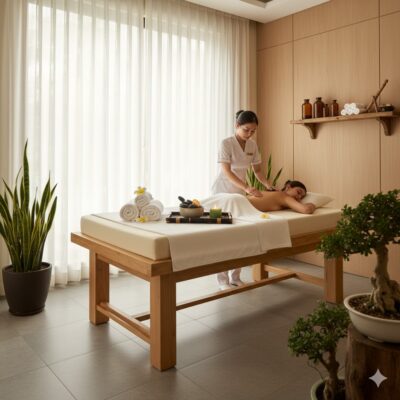 Giường spa massage