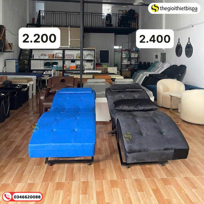 Giường phun xăm nối mi Giường phun xăm nối mi