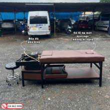 Giường gội 2in1 chân sắt